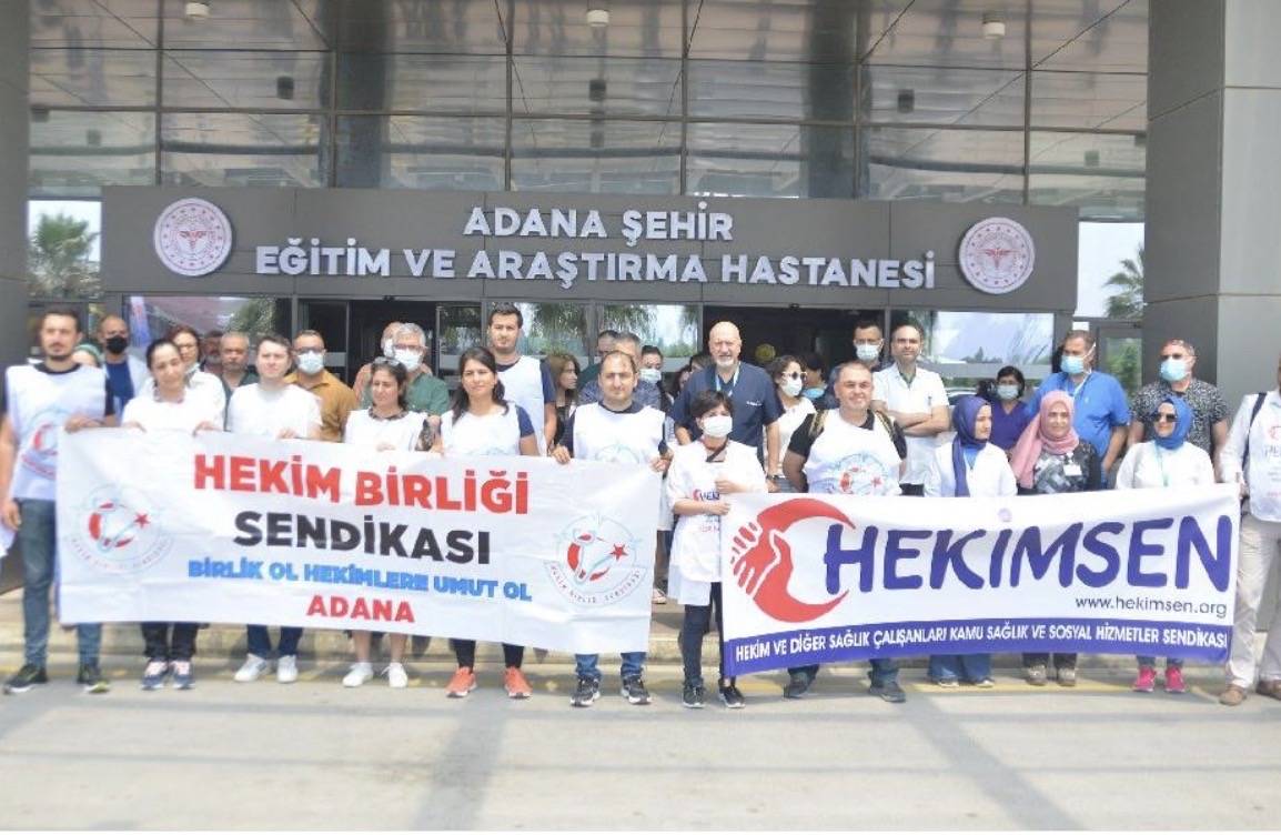 Adana'da Hekimler iş bıraktı